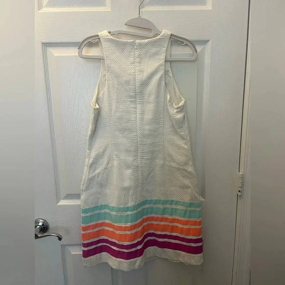 ! Lilly Pulitzer Pearl Resort White Pearl Swirl Dress sz 6 - Picture 3 of 5